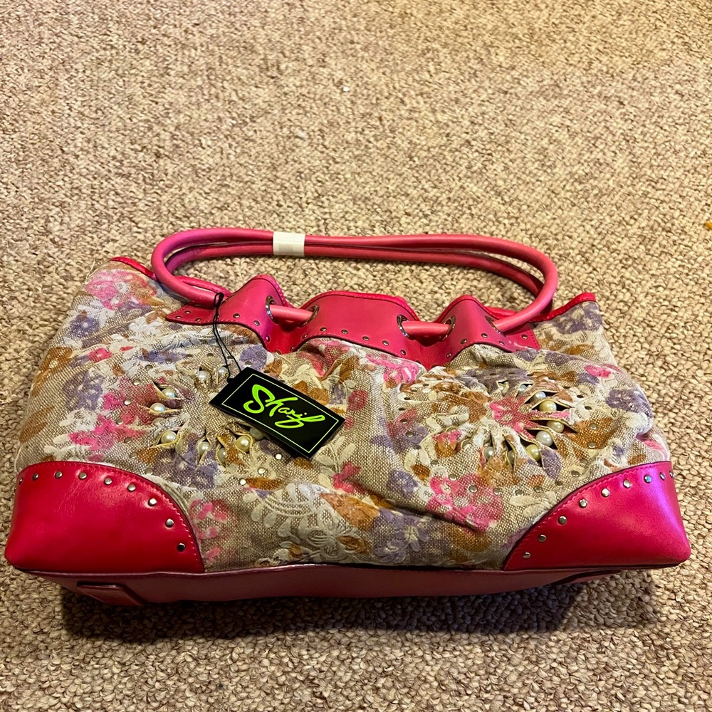 Sharif leather purse